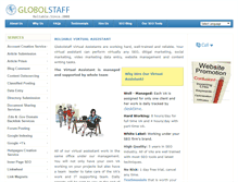 Tablet Screenshot of globolstaff.com